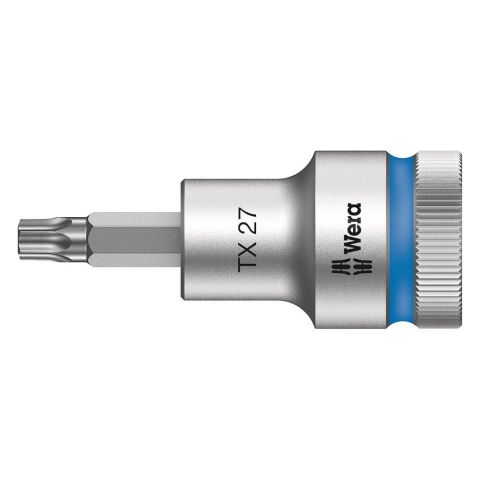 Wera 05003832001 8767 C HF TORX® Zyklop Bitdop met 1/2"-aandrijving, met vasthoudfunctie TX 27 x 60mm