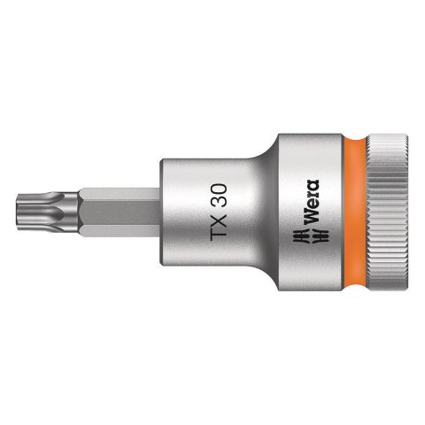 Wera 05003833001 8767 C HF TORX® Zyklop Bitdop met 1/2"-aandrijving, met vasthoudfunctie TX 30 x 60mm