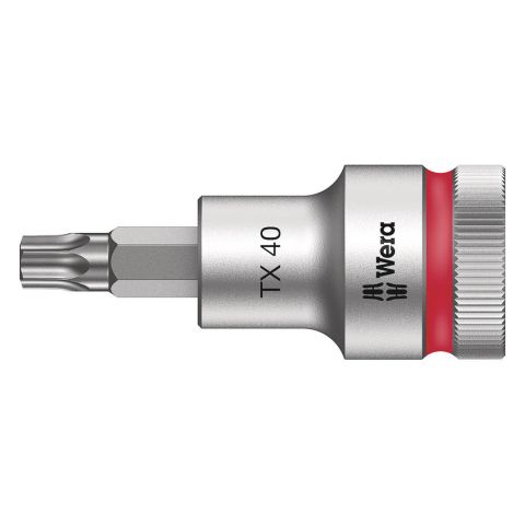 Wera 05003834001 8767 C HF TORX® Zyklop Bitdop met 1/2"-aandrijving, met vasthoudfunctie TX 40 x 60mm