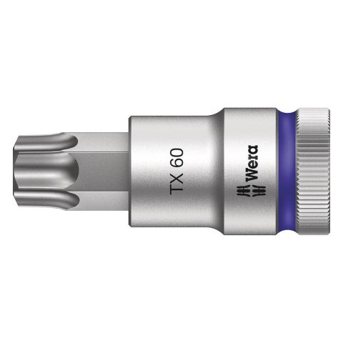Wera 05003838001 8767 C HF TORX® Zyklop Bitdop met 1/2"-aandrijving, met vasthoudfunctie TX 60 x 60mm