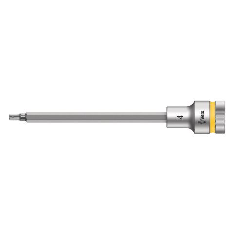 Wera 05003840001 8740 C HF Binnenzeskant Zyklop Bitdop met 1/2"-aandrijving met vasthoudfunctie 4 x 140mm
