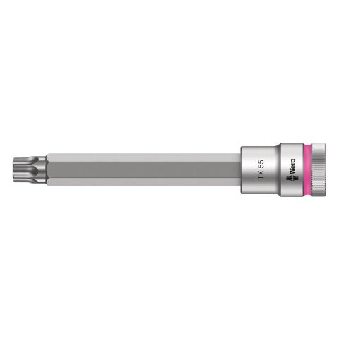 Wera 05003857001 8767 C HF TORX® Zyklop Bitdop met 1/2"-aandrijving, met vasthoudfunctie TX 55 x 140mm