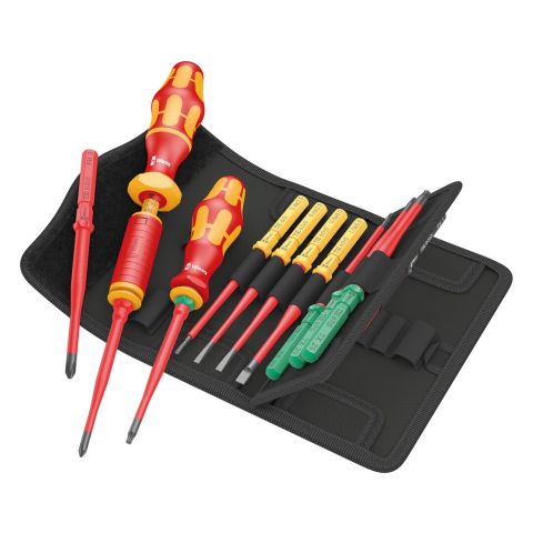 Wera 05006609001 Kraftform Kompakt VDE 16 Torque 1,2-3,0 Nm extra slim 1 Tool Finder, 16‑delig