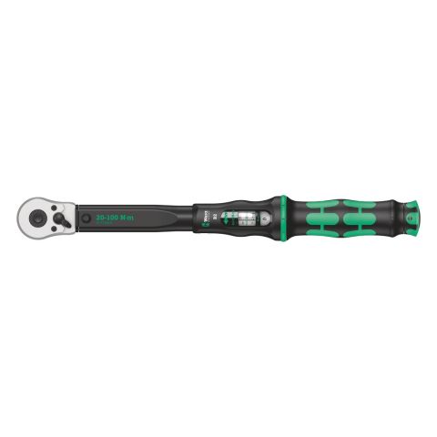 Wera 05075611001 Click-Torque B 2 draaimomentsleutel met omschakelratel, 20-100 Nm