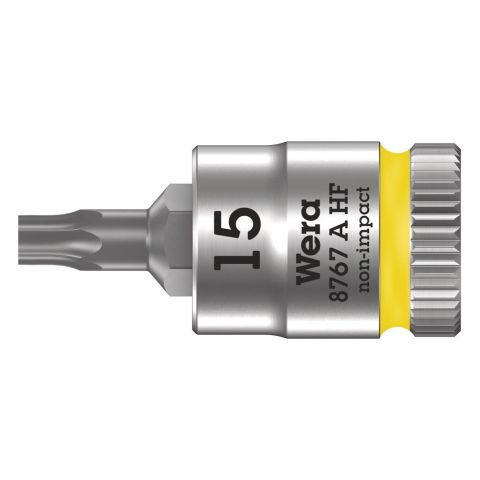Wera 05003363001 8767 A HF TORX® Zyklop Bitdop met 1/4"-aandrijving, met vasthoudfunctie T15 x 28mm