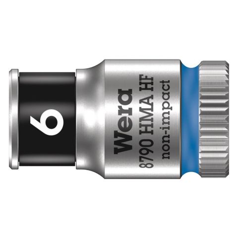 Wera 05003721001 8790 HMA HF Zyklop Hand- en Machinedop, met 1/4"-aandrijving, met vasthoudfunctie 6 x 23mm