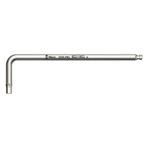 Wera 05022709001 3950 PKL Stiftsleutel, metrisch, RVS 10 x 224mm