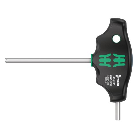 Wera 05023342001 454 HF T-greep zeskant-schroevendraaier Hex-Plus met vasthoudfunctie 5 x 100mm