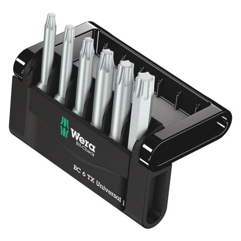 Wera 05056472001 Bit-Check 6 TX Universal 1, 6‑delig