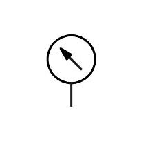 FESTO 183897 Manometer MA-23-10-R1/8