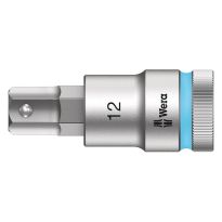 Wera 05003826001 8740 C HF Binnenzeskant Zyklop Bitdop met 1/2"-aandrijving met vasthoudfunctie 12 x 60mm
