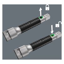 Wera 05003591001 8796 SB Zyklop-verlengstuk "Flexible-Lock" met vrijloophuls, kort voor 3/8" 125mm