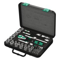 Wera 05003594001 8100 SB 2 Zyklop Speed-ratelset, 3/8"-aandrijving, metrisch, 43‑delig