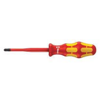 Wera 05006456001 162 iS PH/S VDE geïsoleerde Schroevendraaier voor PlusMinus-Schroeven, kling met gereduceerde diameter PH 2 x 100mm