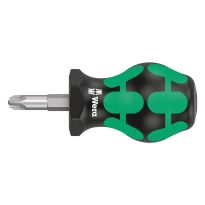 Wera 05008855001 355 PZ kruiskop Stubby/carburateurschroevendraaier PZ 3 x 25mm