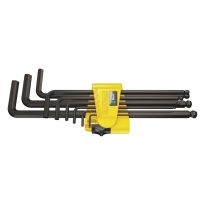 Wera 05022171001 950/9 Hex-Plus Imperial 1 Stiftsleutelset, inch, BlackLaser, 9‑delig