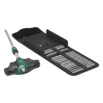 Wera 05023471001 Kraftform Kompakt 400 RA Set 1, 17‑delig
