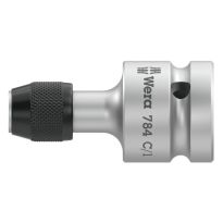 Wera 05042760001 784 C 1/2" Adapter met snelwisselfunctie 1/4 x 50mm