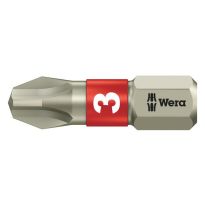 Wera 05071012001 3851/1 TS Bits Phillips, RVS PH 3 x 25mm