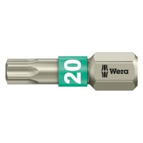 Wera 05071034001 3867/1 TS TORX® Bits, RVS TX 20 x 25mm