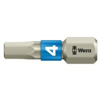 Wera 05071074001 3840/1 TS Zeskant Bits, RVS 4,0 x 25mm