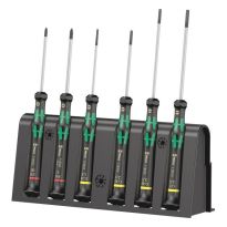 Wera 05118150001 2035/6 A Micro-schroevendraaierset + houder, 6‑delig