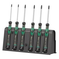Wera 05118154001 2067/6 Micro TORX® BO Schroevendraaierset + houder, 6‑delig