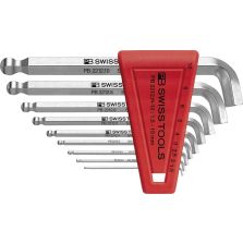 Inbussleutel- set in kunststof houder 9-delig 1,5-10mm 100graden kogelkop PB Swiss Tools