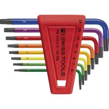 Inbussleutel- set in kunststof houder 8-delig T6-T25 Rainbow PB Swiss Tools