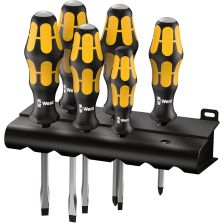 Schroevendraaierset 05018287001 sleuf/PZ 6-delig Wera