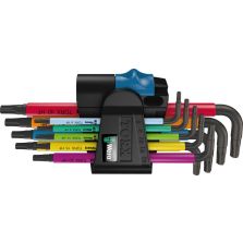 Haakse-schroevendr.-set 9dlg. Multicolor HF Wera