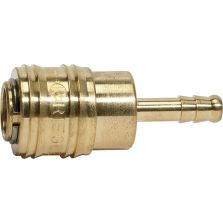 Snelsluitkoppeling NW 7,2, messing, connect-line, tule 6mm RIEGLER