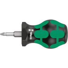 Schroevendraaier Stubby PZ01x 25mm Wera