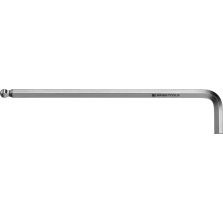 Haakse inbussleutel DIN 911L verchroomd 1/4" kogelkop PB Swiss Tools