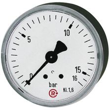 Manometer achterzijde centrisch 40mm 0-6bar G1/8" RIEGLER