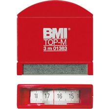 Zakrolmaat wit met RVS-zoolplaat 3mx13mm BMI