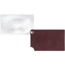 Zaklichtloep rood visoPOCKET 2,5x leder ESCHENBACH