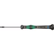 Elektronica- schroevendraaier binnenzeskant met kogelkop 3mm Wera