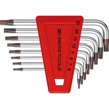 Haakse inbussleutelset in kunststof box 8-delig T6-T25 PB Swiss Tools