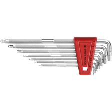 Haakse inbussleutelset in kunststof box 7-delig 1,5-6mm SAFETY kogelkop PB Swiss Tools