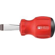 Schroevendraaier Stubby gleuf 5,5x0,8x30mm SwissGrip PB Swiss Tools