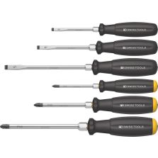 Schroevendraaierset 6-delig gleuf/PH slagkap PB SwissTools