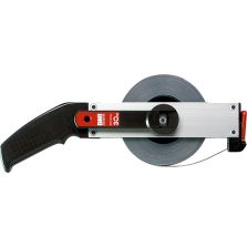 Rolmaat met stalen frame wit 30mx13mm meetbegin B Flextop standaard BMI