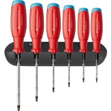 Schroevendraaierset 6-delig Torx op wandhouder SwissGrip EVO PB Swiss