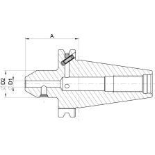 Vlakkenspanhouder DIN ISO 7388-1ADB SK40 D6mm lang HAIMER