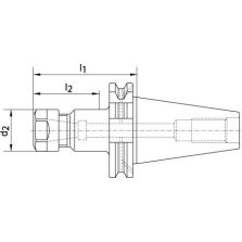 Spantanghouder kort DIN ISO 7388-1ADB SK40 ER16 HAIMER
