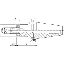 Combi-opsteekfreesdoorn DIN ISO 7388-1ADB SK40 22mm HAIMER