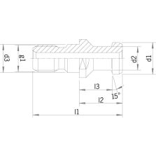 Aantrekbout DIN69872 A SK40-M16 inwendige koeling HAIMER