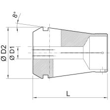 Spantang Power Collet ER16 2mm HAIMER
