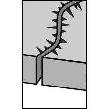 Decoupeerzaagblad hout bochten zagen 75 x 4 mm T244D pak 5 stuks Milwaukee